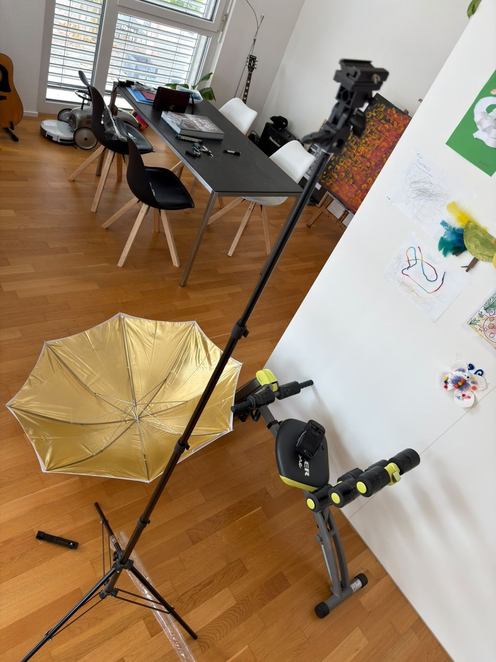 Laboratorio & Camera oscura: Studio-Lichtstativ mit grossem Reflex-/Fotoregel  – Difettoso da Reinach AG venduto da Rousseau_J 2