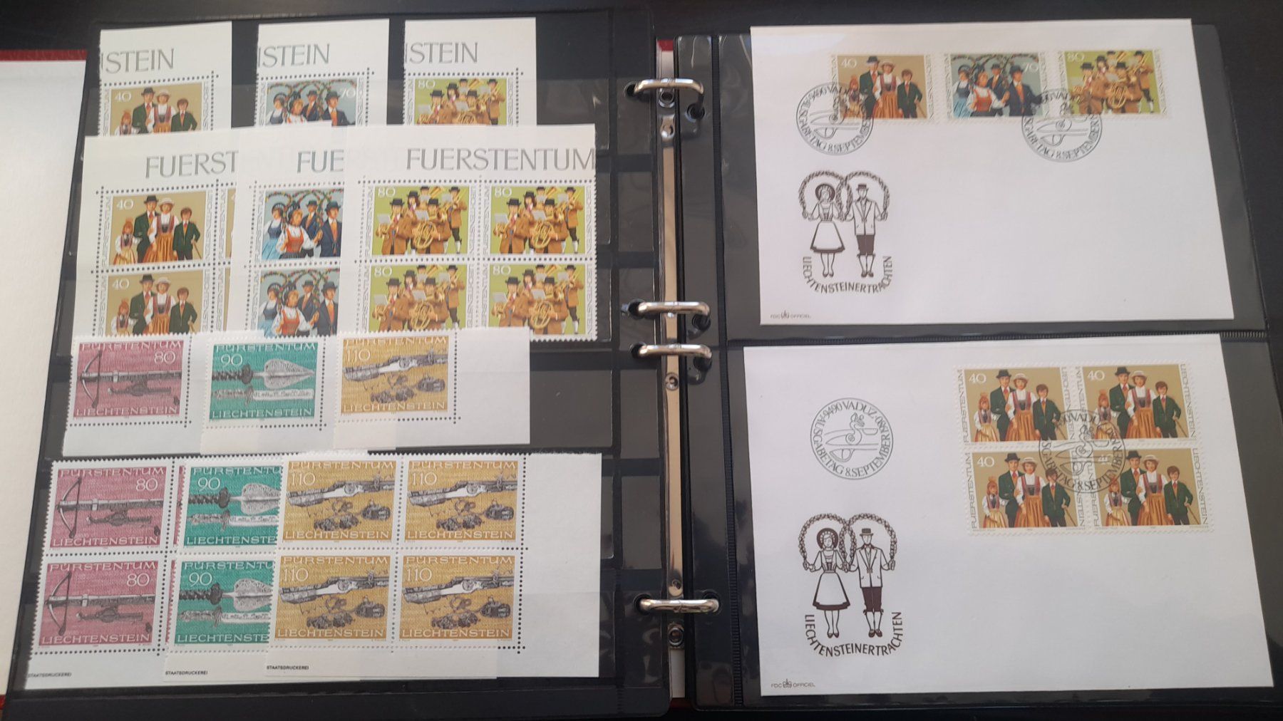 Alle Briefmarken: 1978-1980 Liechtenstein – Gebraucht aus Balgach von SIMEON27