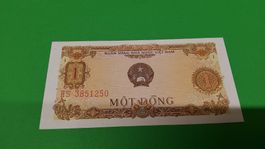 Alte 1 Dong Note aus Vietnam - Seltenes Sammlerstück!1976