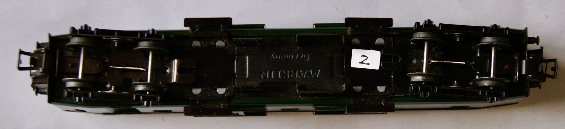 Märklin Modellini di ferrovie: wagon bagages Marklin 348/4,  4017 de 1951, SBB CFF – Usato da Morrens VD venduto da alain50 3
