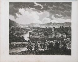 Baden Neujahrsblatt 1827 mit Ansicht