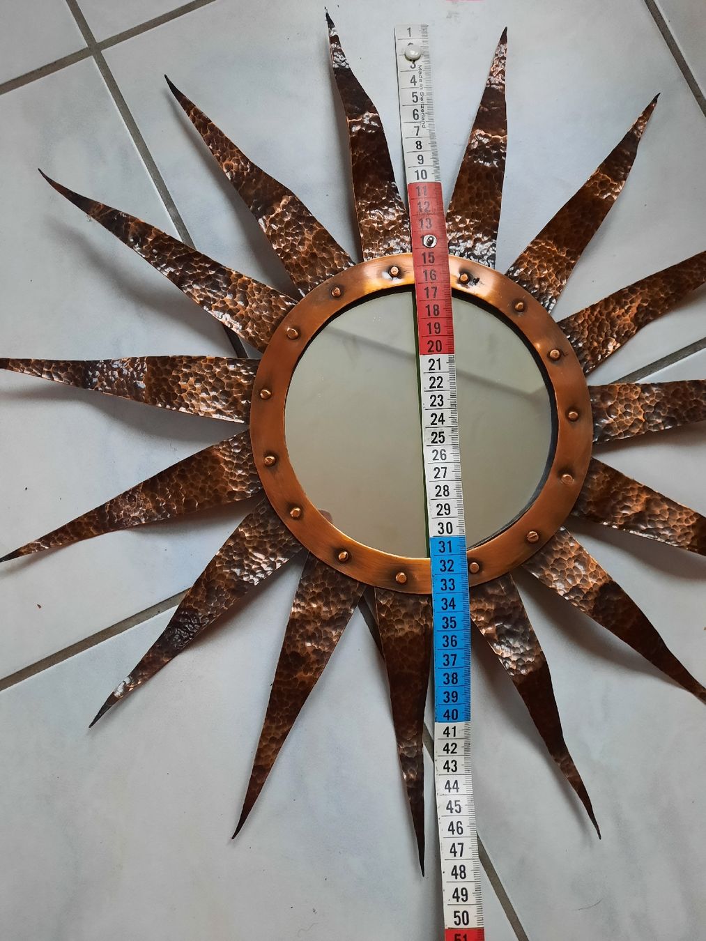 Spiegel: Ancien MIROIR, en CUIVRE – Gebraucht aus Le Locle von marylise01 3