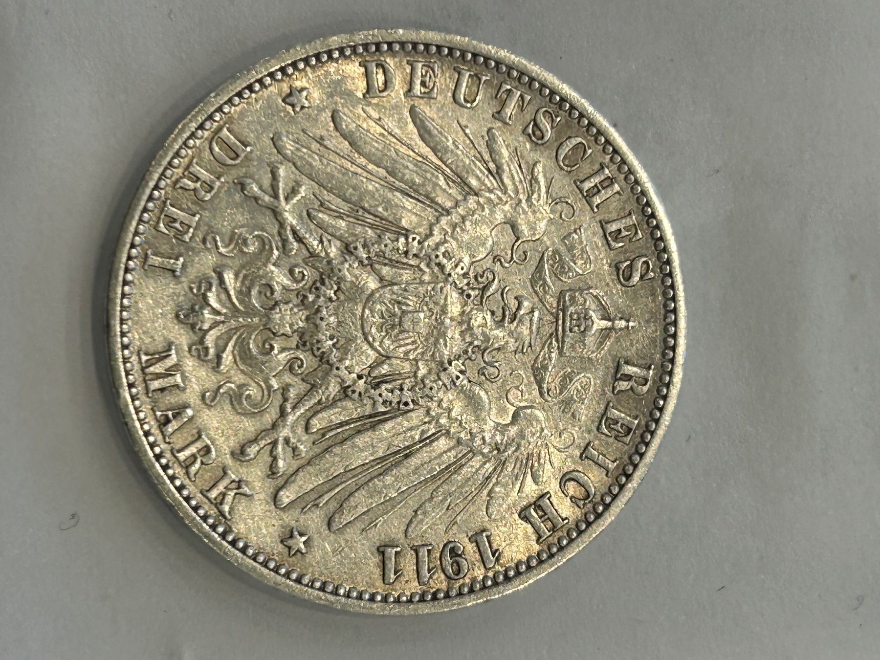 Alle Münzen: AlTE 3  DEUTSCHESREICH MARK 1911 G – Gebraucht aus herisau von hb_gold 1