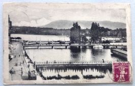 Genève - Quai des Bergues et les Ponts