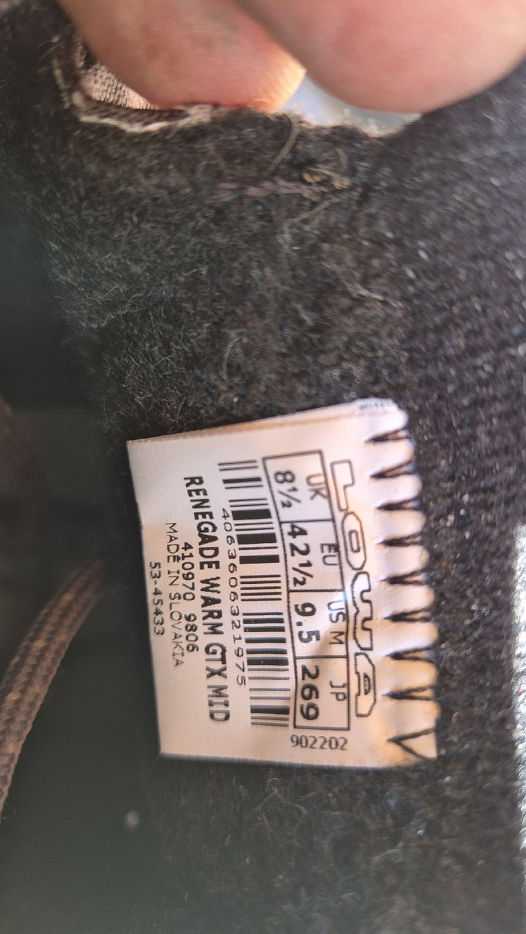 Lowa Scarpe da uomo: LOWA Wanderschuh Neu – Nuovo (secondo la descrizione) da Waltensburg/Vuorz venduto da Sit4 2