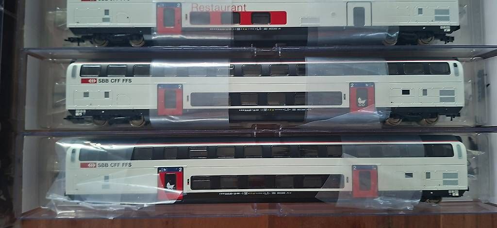 Roco Modellini di ferrovie: Roco IC 2020 und Märklin Re 460 – Usato da Brügg BE venduto da Milleracer 1
