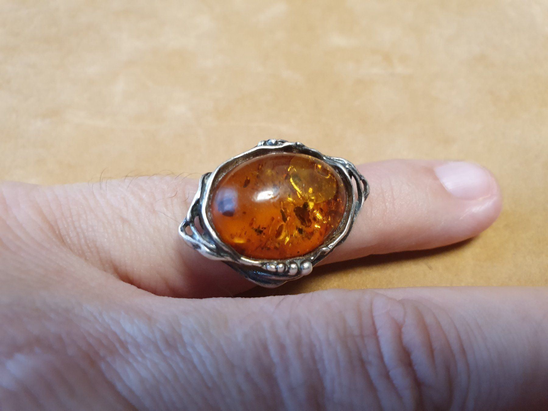 Ringe: Masterpiece Designer Bernstein-Ring... – Gebraucht aus Wohlen AG von palmsprings 1