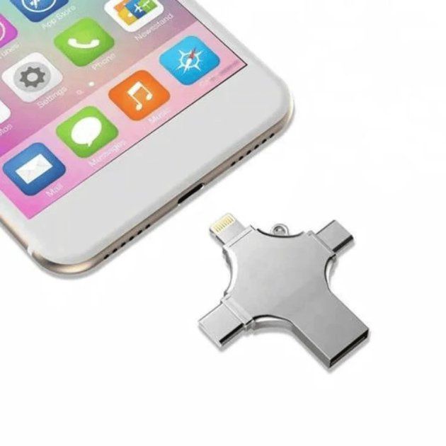 Chiavette USB: XO DK04 USB2.0 4-in-1 Lightning Flash-Disk – Nuovo e nell'imballaggio originale da mägenwil venduto da xostore.ch 5