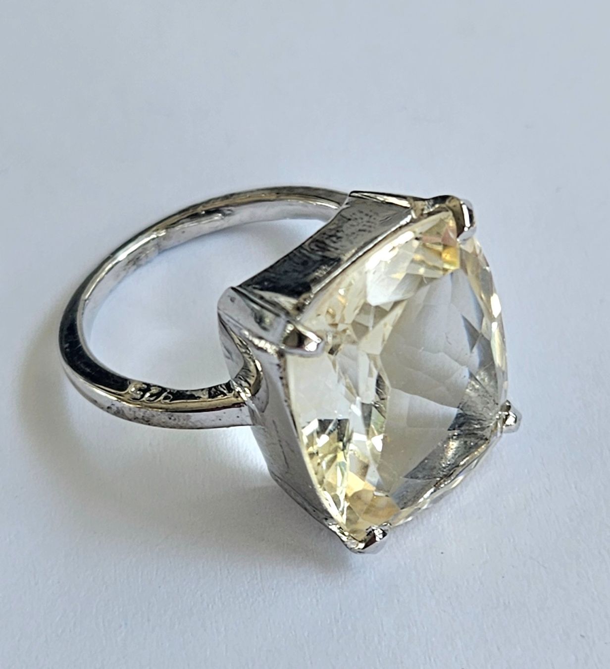Ringe: Ring mit grossem gelbem Citrin Solitaire 58 – Neu (gemäss Beschreibung) aus Zürich von ben_mn5h 3