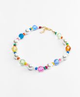 NEW Zara colorful multicolored beaded necklace