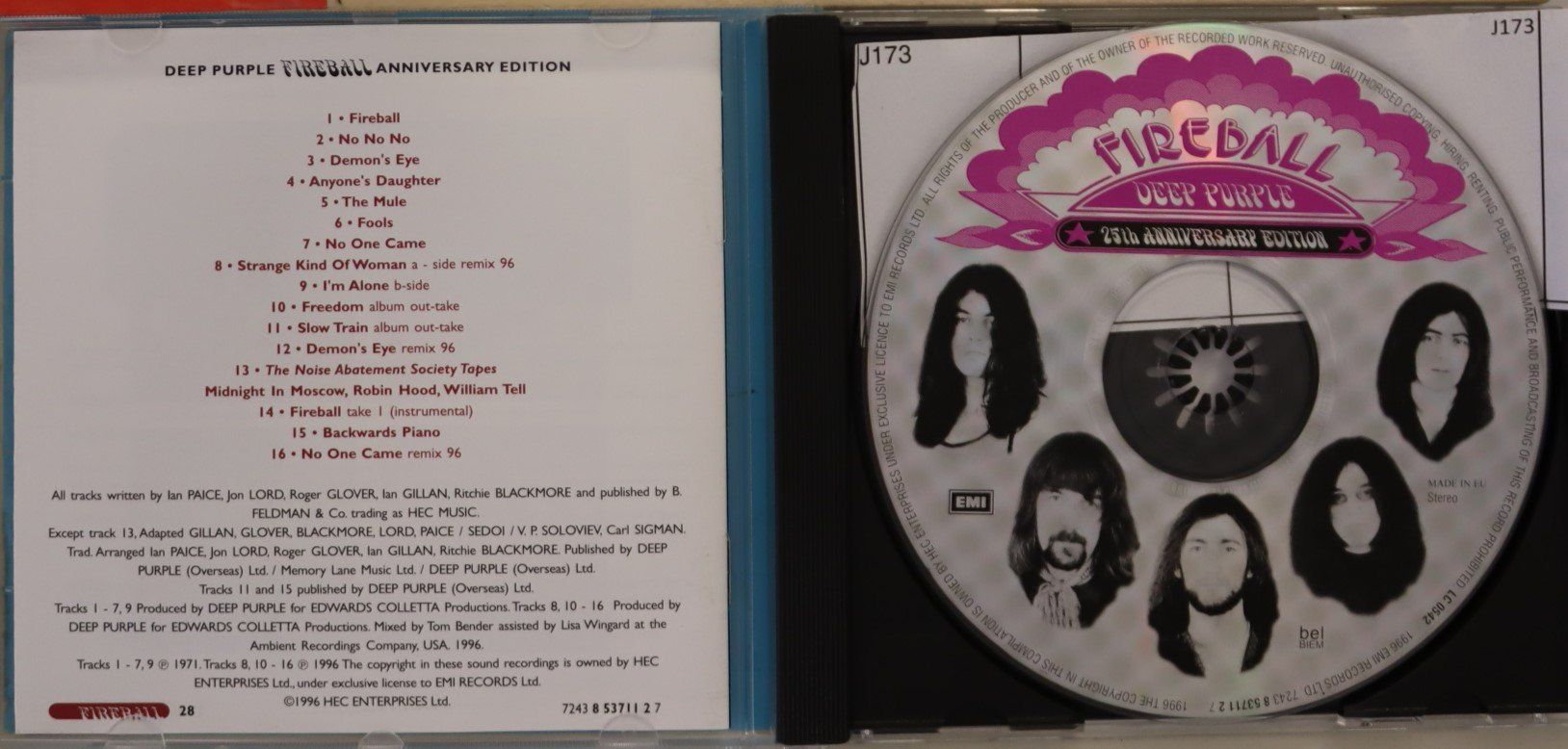 CDs: Deep Purple – Fireball – Gebraucht aus Luzern von CONTENTI 1