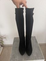Paul Green Stiefel Veloursleder schwarz, Gr. 6 (39)