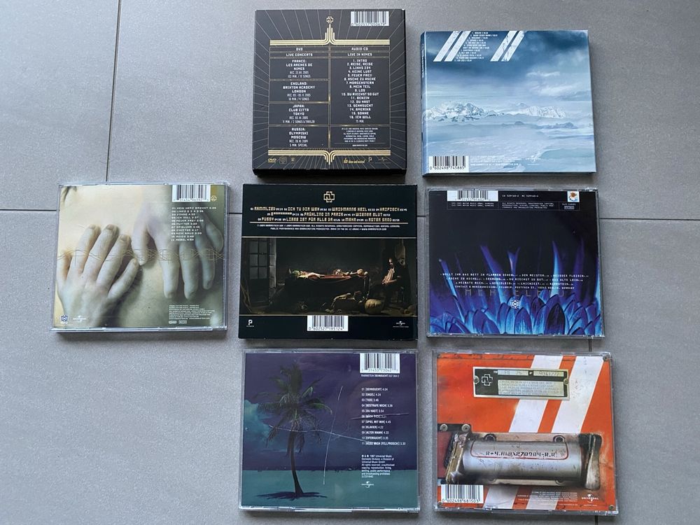 Rammstein CD Sammlung, 7 Stück (Gebraucht) in Auw für CHF 37 – mit ...
