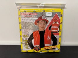 Neu Feuerwehr Kinder Spielweste (1x)
