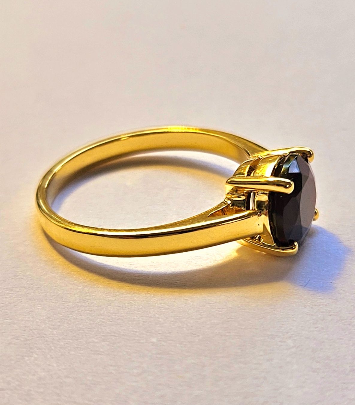 Anelli: Goldring mit tiefrotem Edelstein – Nuovo e nell'imballaggio originale da Zürich venduto da adriben 9
