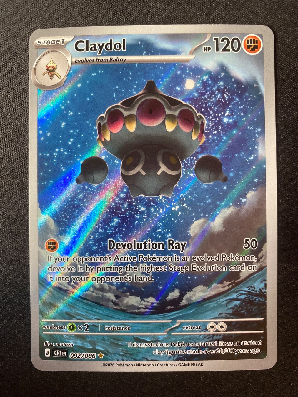 Pokémon Carte collezionabili: Claydol 92 - Lepumentas - Chaos Rising - EN – Nuovo (secondo la descrizione) da Hausen AG venduto da Shrade