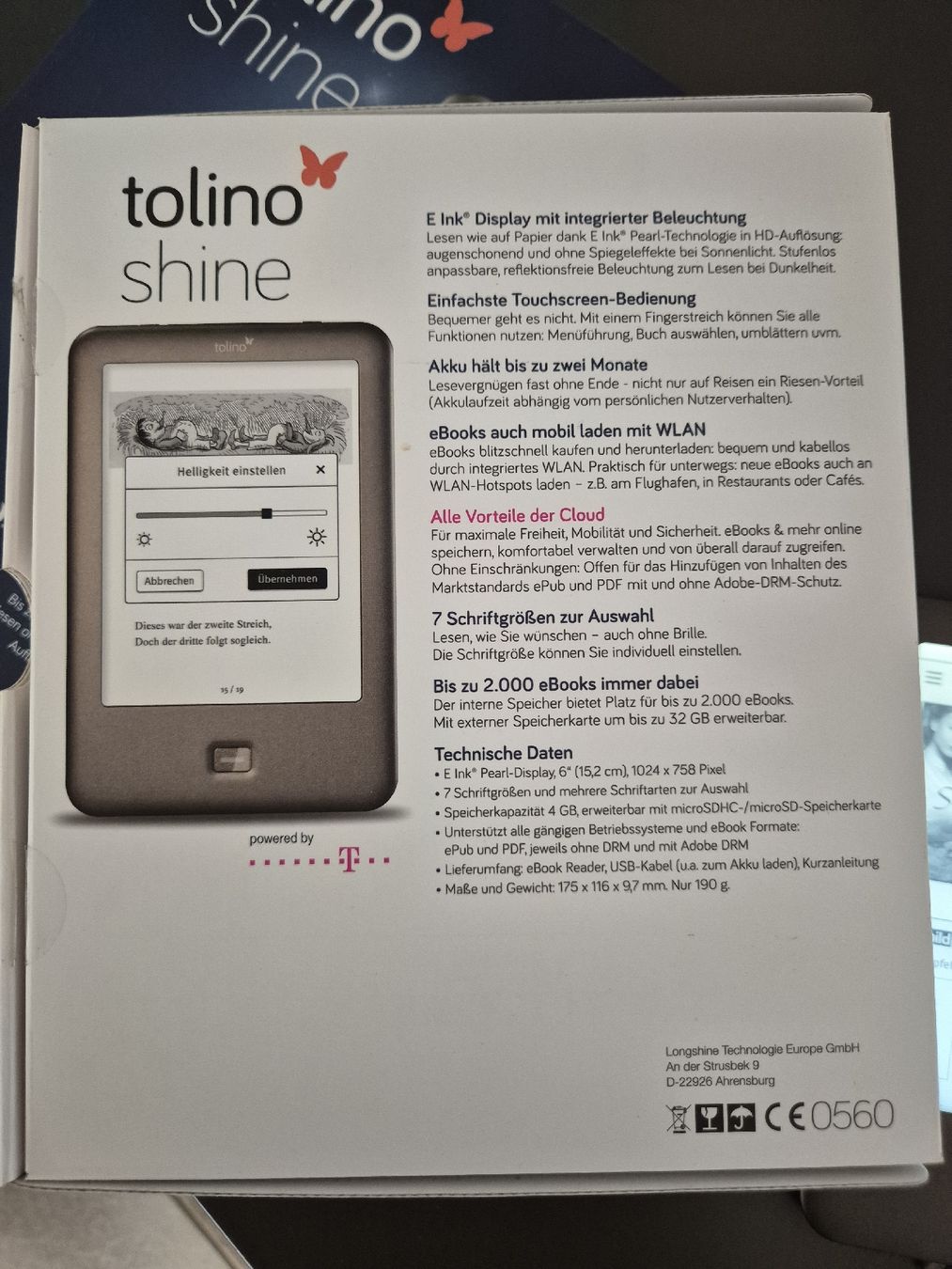 Tolino Tablet PC: Tolino Shine – Usato da Niederglatt ZH venduto da Chlinii88 3