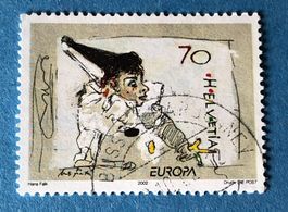 Nr. 1051 Pierrot spielt mit dem Faden GESTEMPELT 2002  