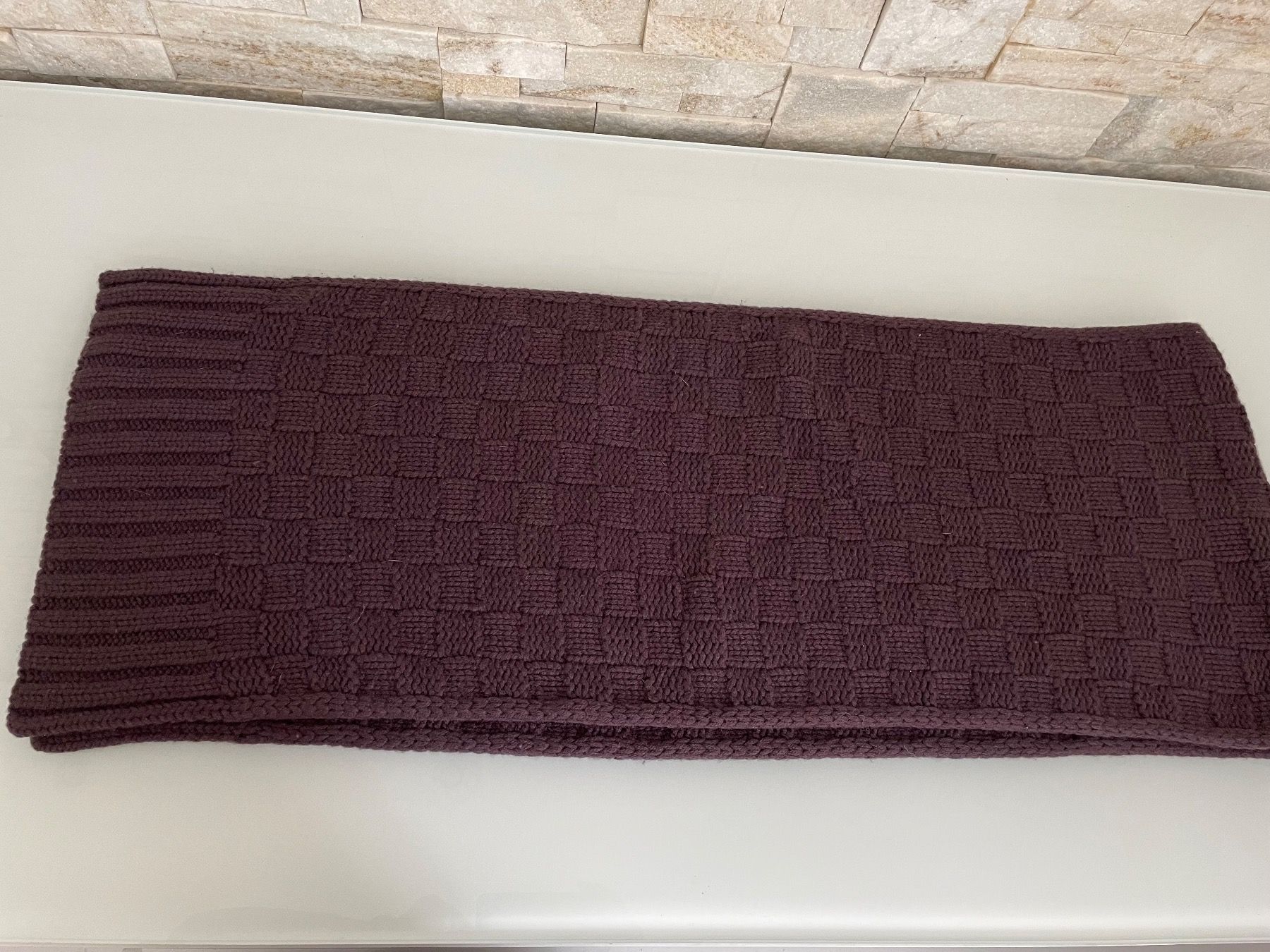 Louis Vuitton Foulard & Sciarpe: Louis Vuitton Schal gestrickt - Nr. 341 – Usato da Hittnau venduto da LuxAndMore 2