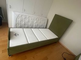 Schlossatelier Boxspring Bett 90 x 200 x 40 cm