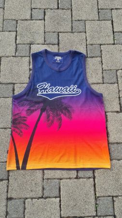 Terranova / Tank Top / Hawaii / Netz-Shirt /farbig /Gr. XXL