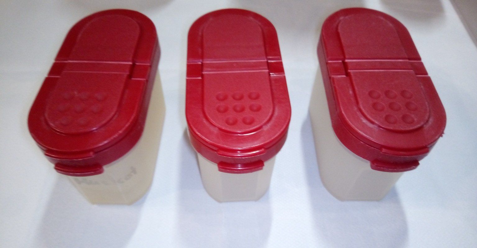 Tupperware Contenitori & Simili: TUPPERWARE 7er Set Vorratsbehälter in Rot – Usato da Werdenberg venduto da EXA-Secondhand 5