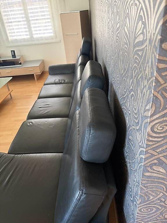 Divani: Schwarzes Ledersofa – Usato da Mülligen venduto da onetobias00 3