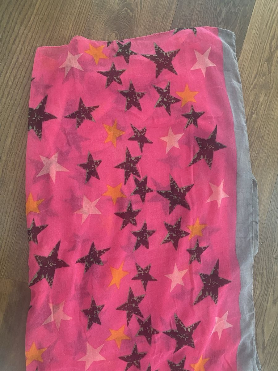 Codello Foulard & Sciarpe: Pinker  Schal mit Sternen Muster, Top Zustand! – Nuovo (secondo la descrizione) da Bäriswil BE venduto da dec_v7p9 1