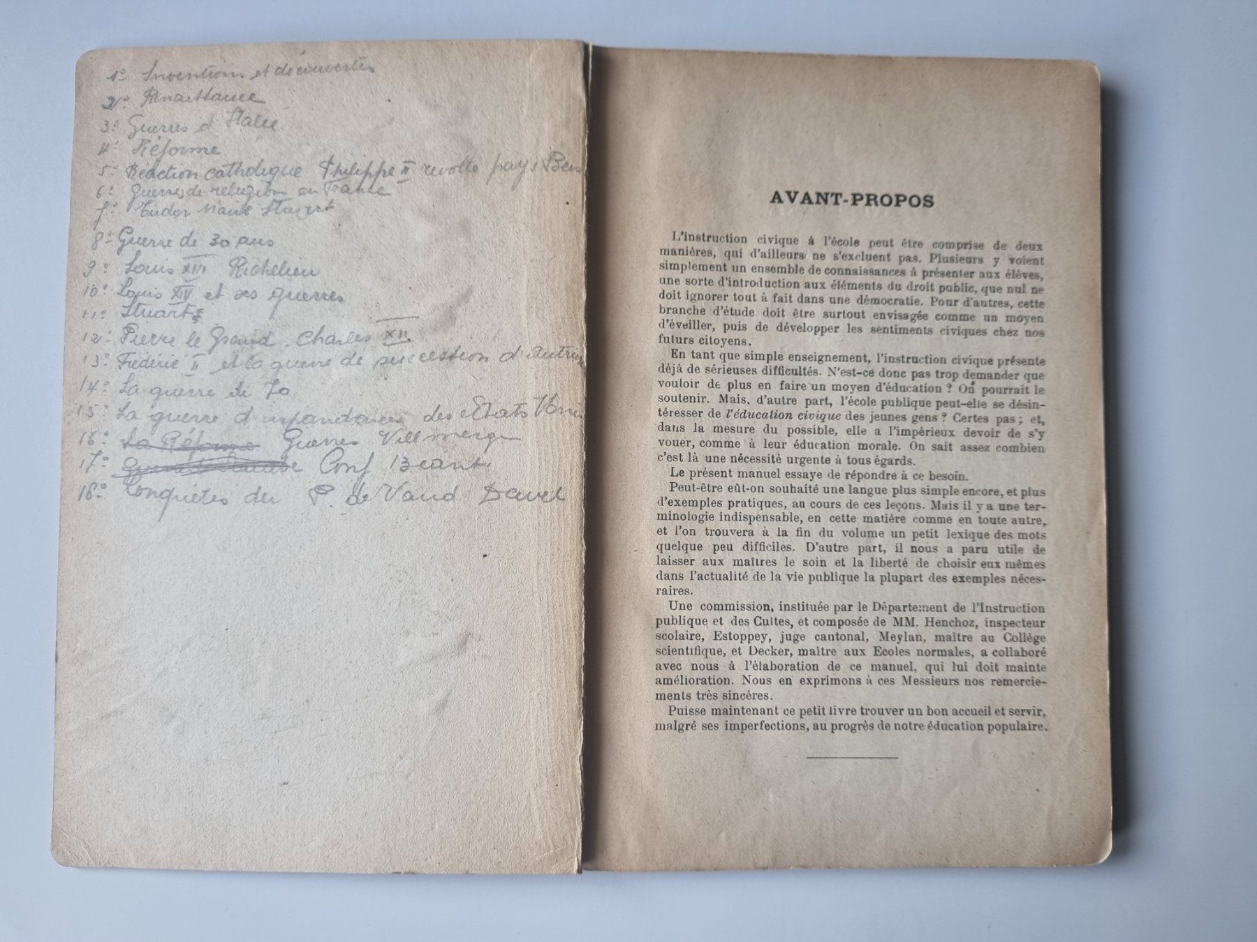 Bücher: Abrégé d'instruction civique, E. Kupffer Payot 1919 – Gebraucht aus Echandens von Dicot 6