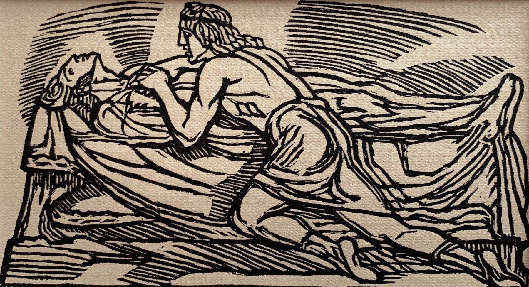 Xilografie: Ludwig von Hofmann    "Odyssee"   Original Holzschnitt – Nuovo e nell'imballaggio originale da Nennigkofen venduto da babag 1
