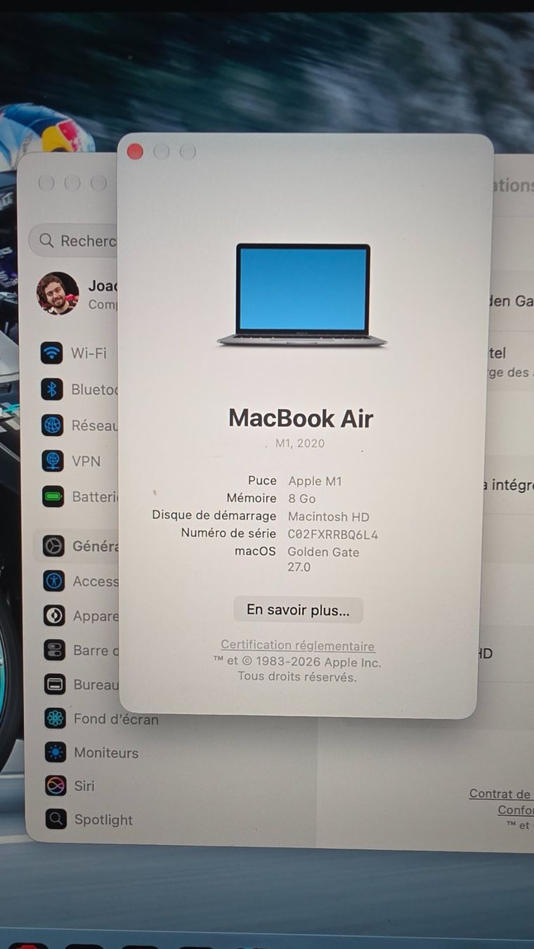 Apple Notebook: Macbook Air M1 2020 – Usato da Yvonand venduto da arcasia06 4
