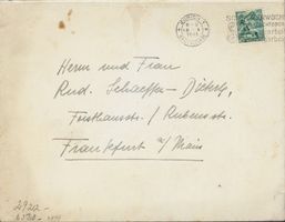 1941: Zensurbrief n. Frankfurt a.M. mit erfreulichem Inhalt