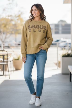 Damen destroyed Sweatshirt Baumwolle l xl