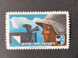 Schweiz 1939 Soldatenmarke MITR.KP.IV/103 postfrisch