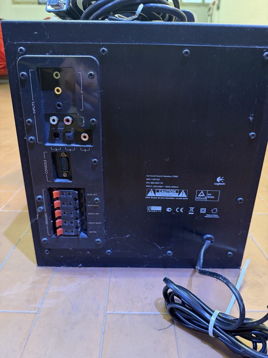 Logitech Home Cinema: Logitech Z-906 thx – Usato da Gandria venduto da PASCAL_96_96 1