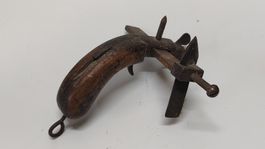 Antiker Pistolengriff Lederschneider, 19. Jahrhundert, (L29)