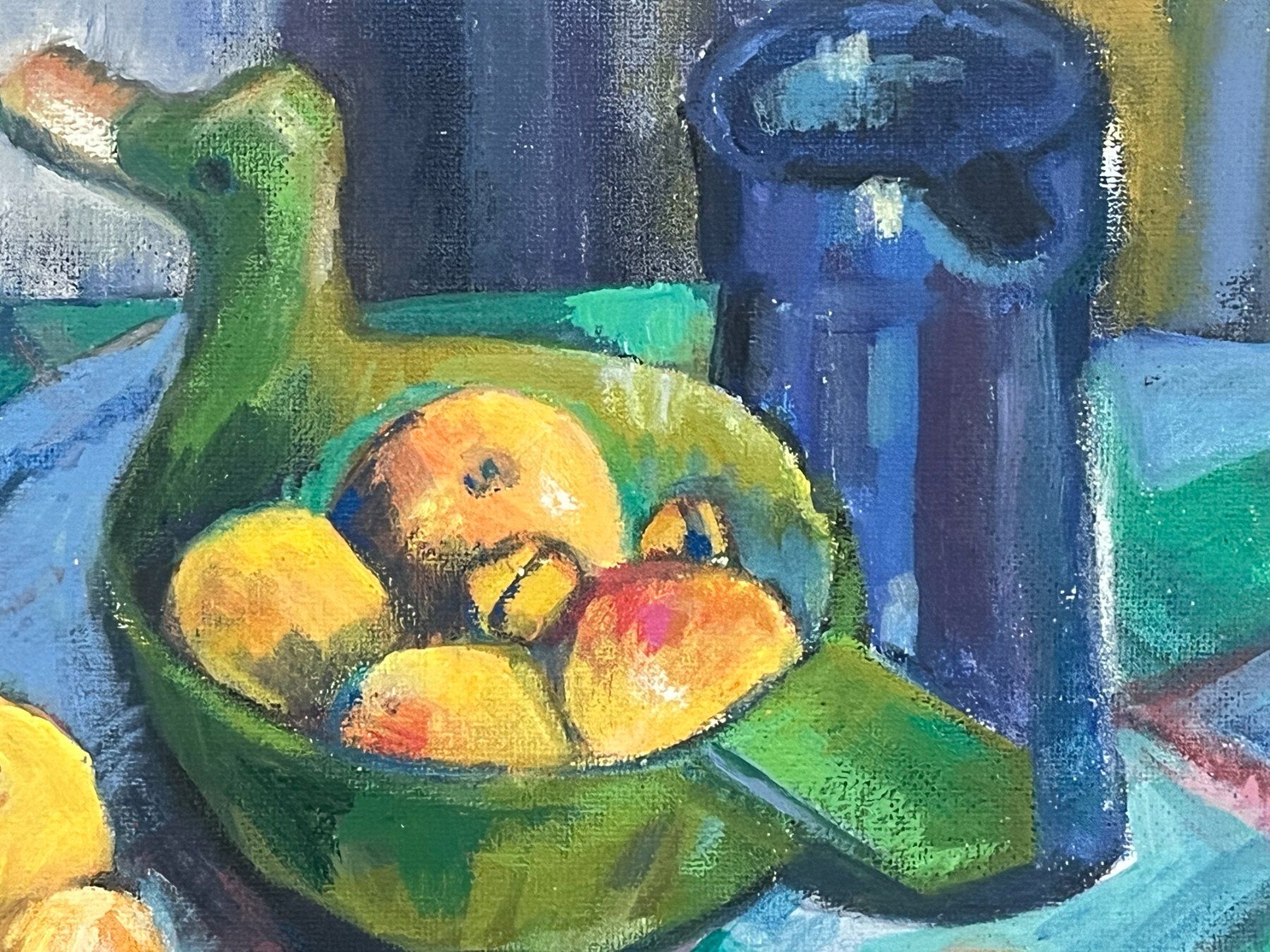Dipinti: RITA AFFOLTER Ölgemälde – Usato da Basel venduto da Kaffee_und_Kunst 1