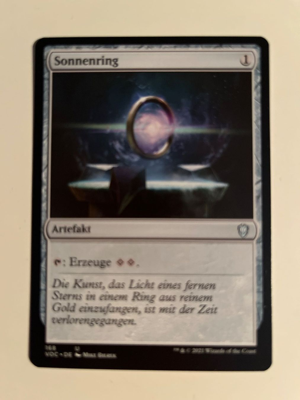 Magic The Gathering Carte collezionabili: 1 x Sonnenring - Magic: The Gathering - MtG – Usato da Kriens venduto da Shadi1980