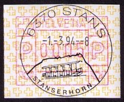 ATM 8A_Werbe-VO 6370 STANS_BAHN_ERSTTAG 1.3.94 !