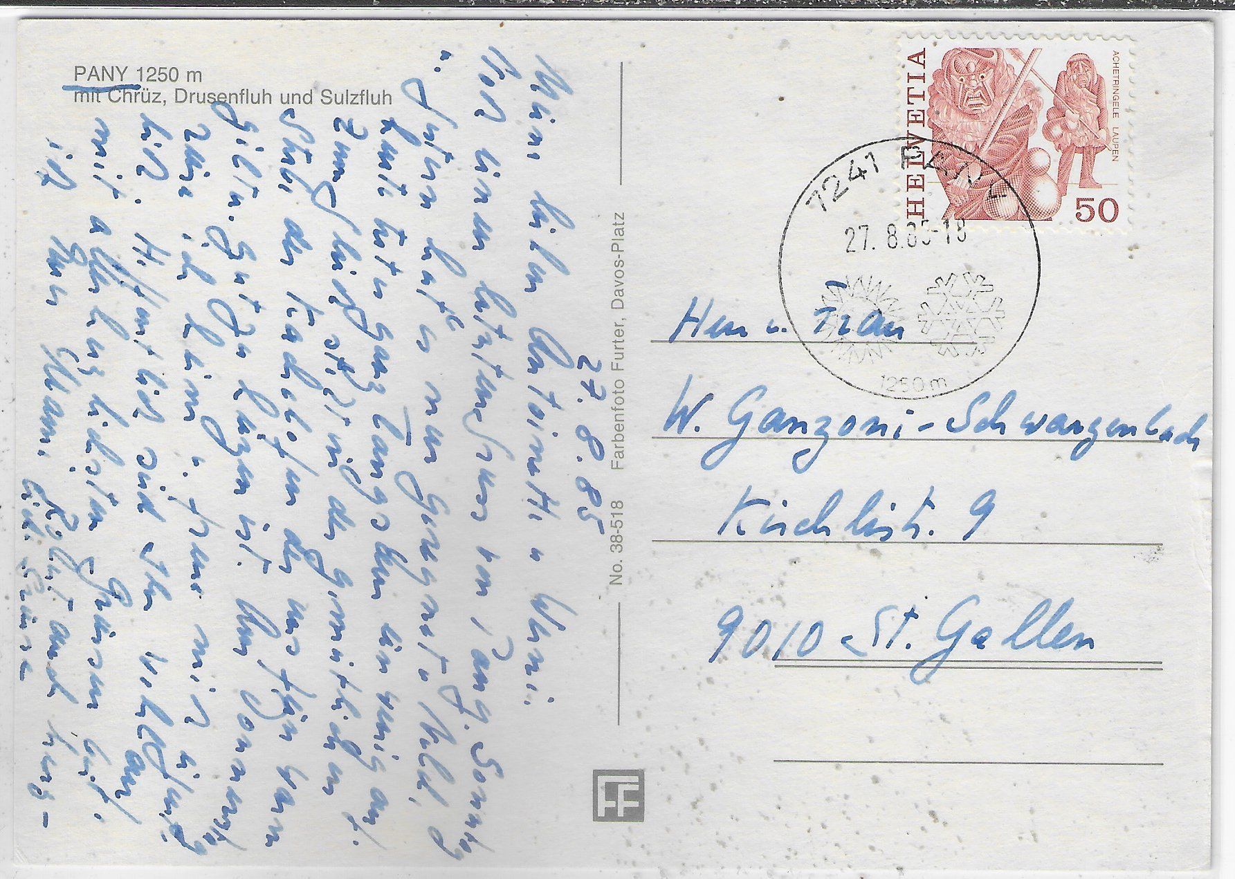 Cartoline postali: Pany - Panorama – Usato da Ettingen venduto da Kartenplanet 1
