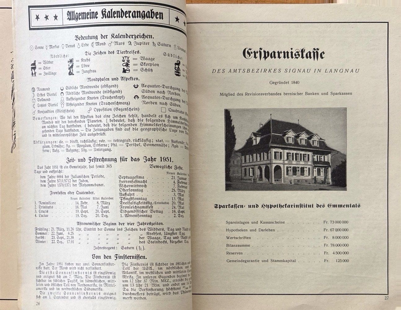 Libri: Alpenhorn-Kalender 1951 – Usato da Sarnen venduto da Livres 3