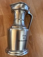 Zinnkrug "Zum 50. Geburtstag" ca.22cm hoch