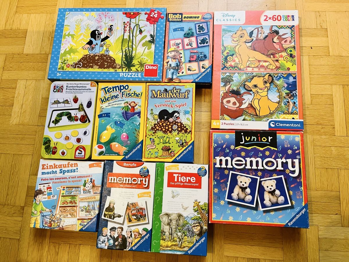 Ravensburger Giochi: Grosses Kinder Spiele und Puzzle Set ab 4J – Usato da Frauenfeld venduto da Repsol_Vani