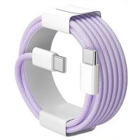 USB-C Ladekabel 60 W geflochten, 1 m, lila