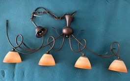 Schöne 4-flammige Deckenlampe