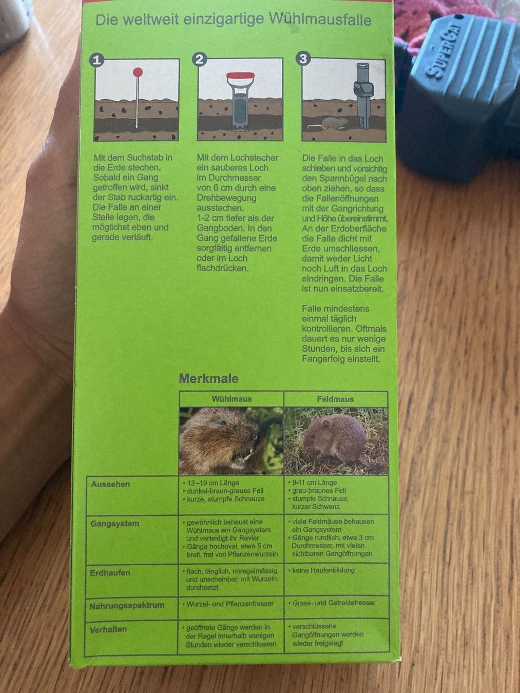 Maus: Mausefallen – Neu und originalverpackt aus häfelfingen von PB20 2