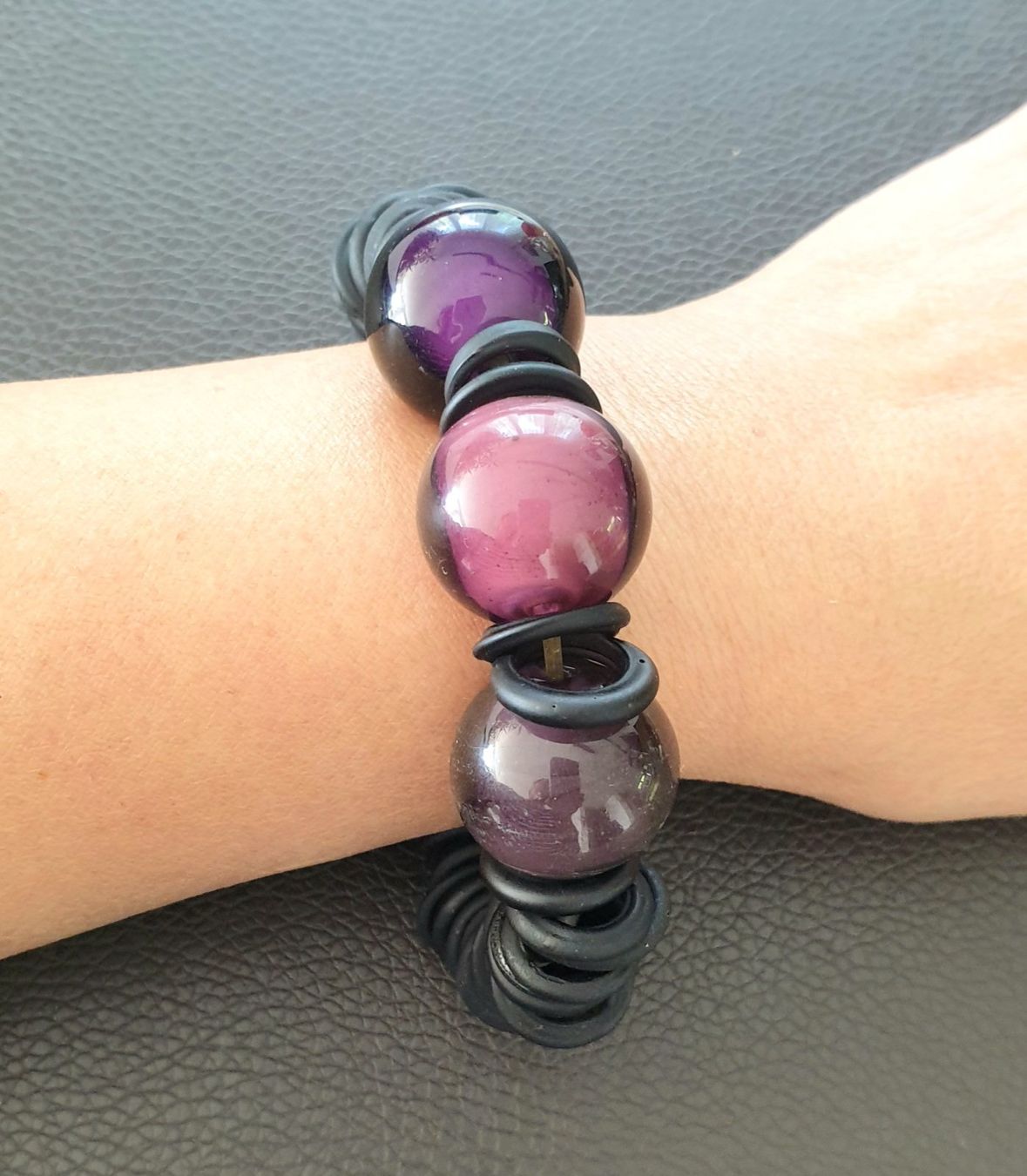 Murano Bracciali & Braccialetti: Design Armband mit  Muranoperlen - Neu – Nuovo e nell'imballaggio originale da Uetikon am See venduto da Coralreef 3