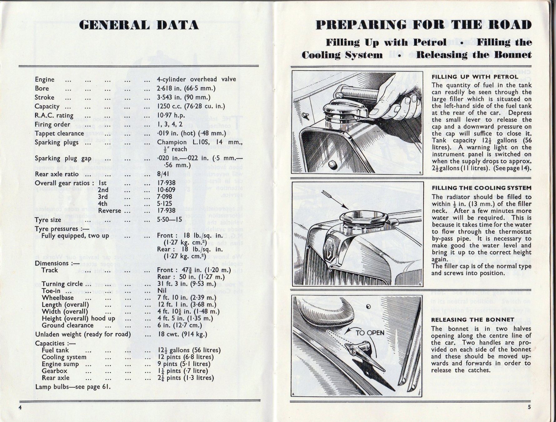 Bücher: MG Oldtimer Operation Manual;  The MG Midget Series "TD" – Gebraucht aus Fällanden von Blausegelfliege 4