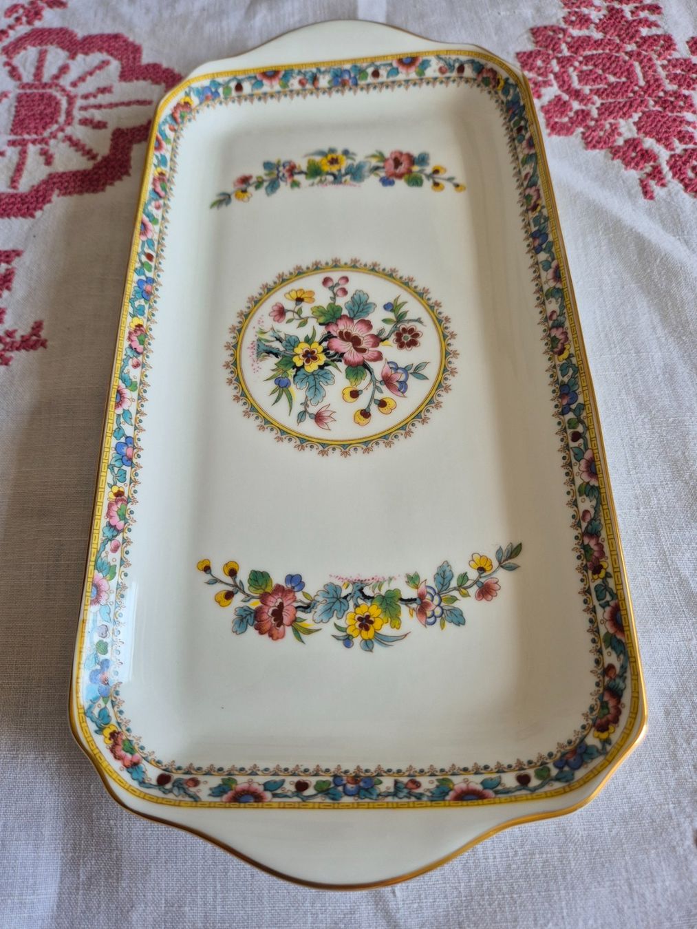 Piatti di portata: Vintage Cakeplatte Ming Rose, England – Usato da Bern venduto da aronari 1