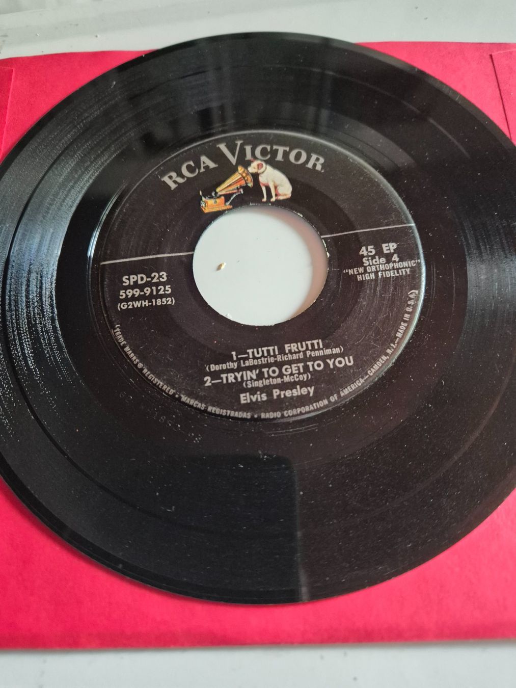 Dischi in vinile: ELVIS PRESLEY SPD 23 VERY RARE US EP – Usato da basel venduto da oldtimer77 4